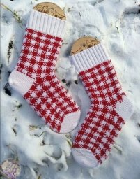 Красивый жаккардовый узор