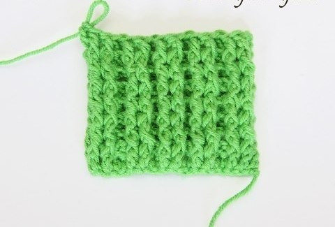 Вяжем резинку крючком