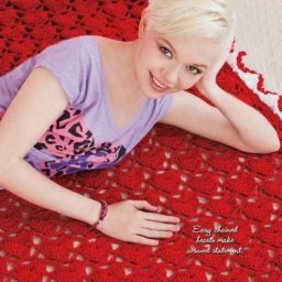 Узор для пледа крючком