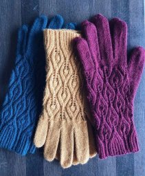 Описание ажурных перчаток "ЛОТОС"