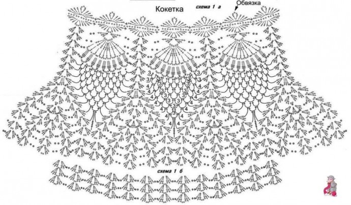 Нежное платье крючком Нежное платье крючком