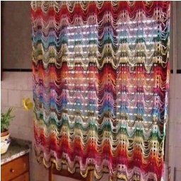 Разноцветная занавеска "Радуга"