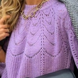 Схема круглой кокетки спицами