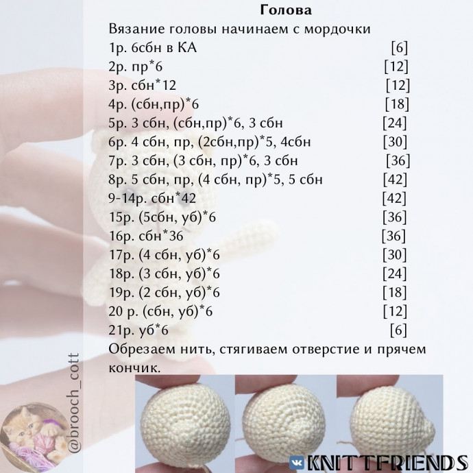 Котенок, связанный крючком Котенок, связанный крючком