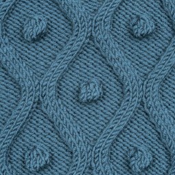 Красивый рельефный узор спицами - в копилку!