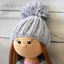 ​Вязаная кукла Стеша