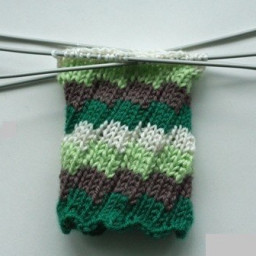 Эстонская спираль спицами