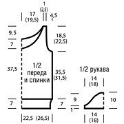 Желтый джемпер с короткими рукавами