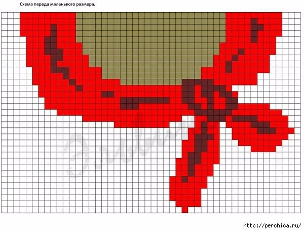 Туника для девочки, вяжем спицами