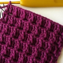 Эффектный вафельный узор