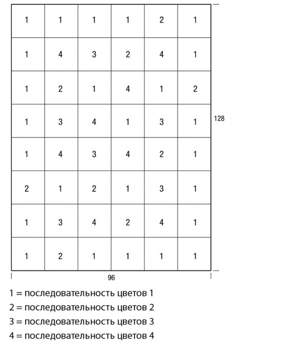 Интересное покрывало из ажурных мотивов