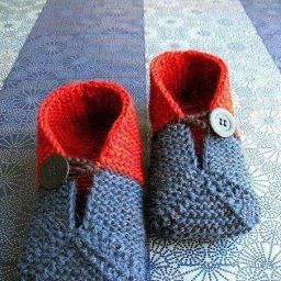 Тапочки, которые вяжутся очень быстро