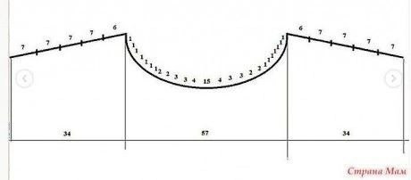 Серый топ спицами