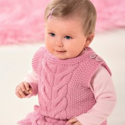 Вяжем милый жилет