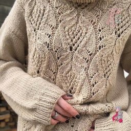 Красивый узор спицами