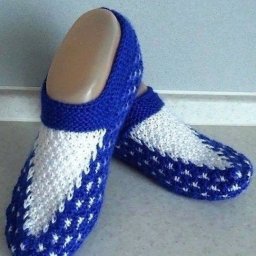 Необычные носочки-тапочки, вяжем спицами