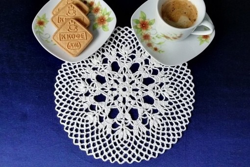 Салфетка крючком Салфетка крючком