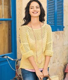 Джемпер-сеточка