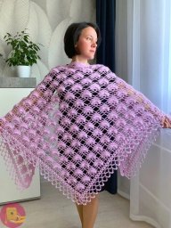 Очаровательная шаль "Гейша"