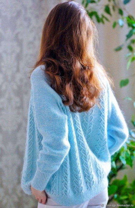 Схема для кардигана спицами Схема для кардигана спицами