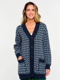 Жаккардовый узор для кардигана