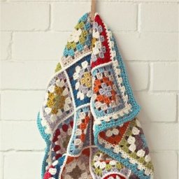 Пледы из бабушкиного квадрата