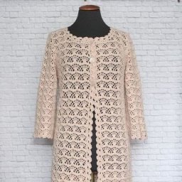 Узор для кардигана крючком