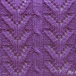 Интереcный узор спицaми