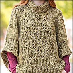 Интересный узор спицами