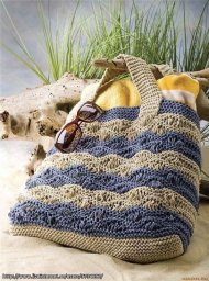 Вяжем пляжную сумку