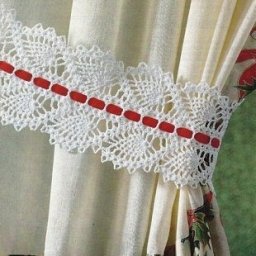 Подхваты для штор, вяжутся быстро, смотрятся красиво!