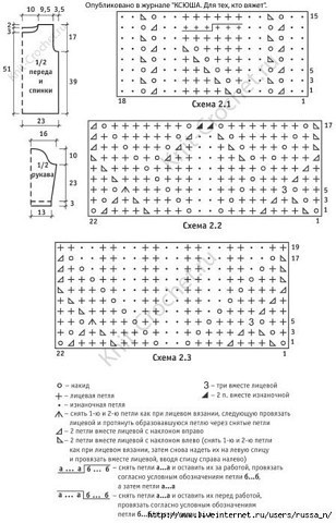 Вяжем пуловер "Геометрия" с имитацией вшивного рукава