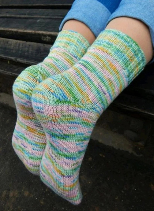 Носки с авторской пяткой