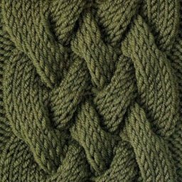 Узор «Сложная коса» для свитеров, пуловеров