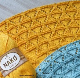 Узор спицами