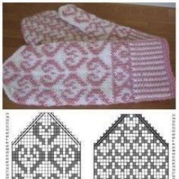 Вяжем варежки - холода не за горами!