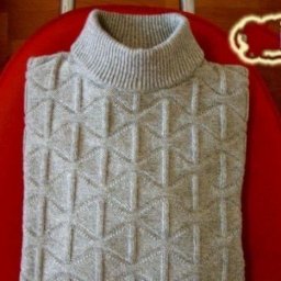 Мужской свитер спицами