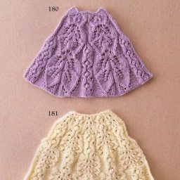 Набор узоров для кокетки, подолов платья, юбки