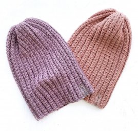 Шапочка со скрещенными петлями