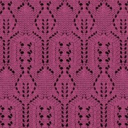 Интересный узор спицами, подойдет для палантина или пледа