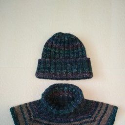 Шапка меланжевая