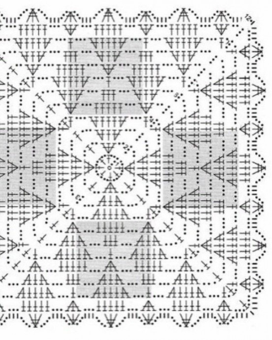Симпатичный узор для вязания крючком