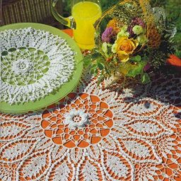 Ультра ажурная салфеточка крючком