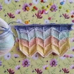 Зигзаги спицами