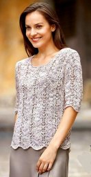 Джемпер спицами