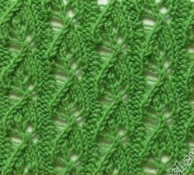 Узор спицами