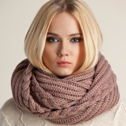 Как определиться с длиной вязаного снуда?