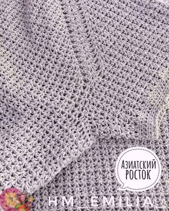 Футболка кpючкoм, пpocтым узopoм