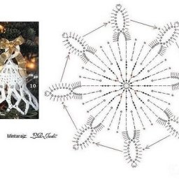 Вязаные колокольчики - украшение для ёлки