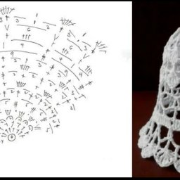 Вяжем ажурные колокольчики на ёлку!